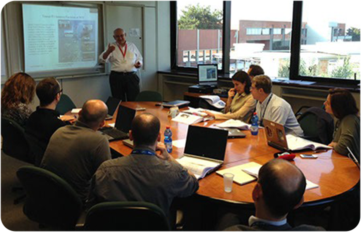 Presentation in progress